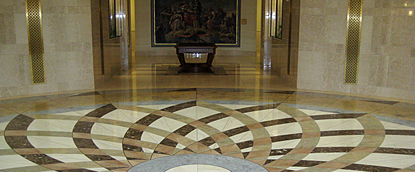 Iowa Judicial Branch building rotunda first floor